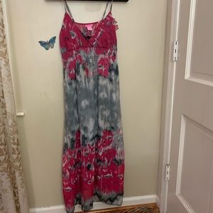 Tie dyed maxi dress
